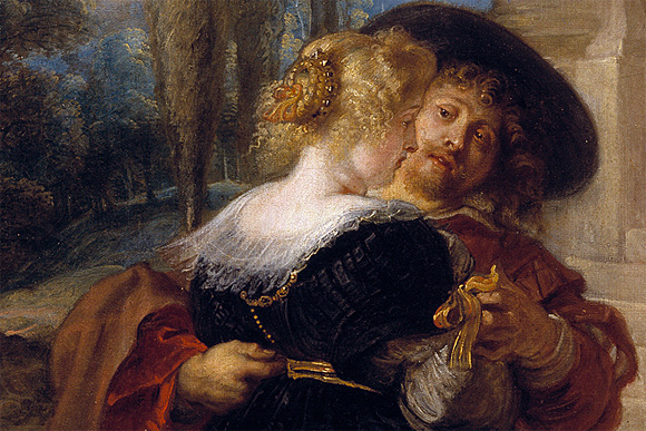 El jardín de Amor, Rubens, detalle