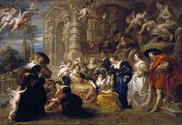 El jardín de Amor, Rubens