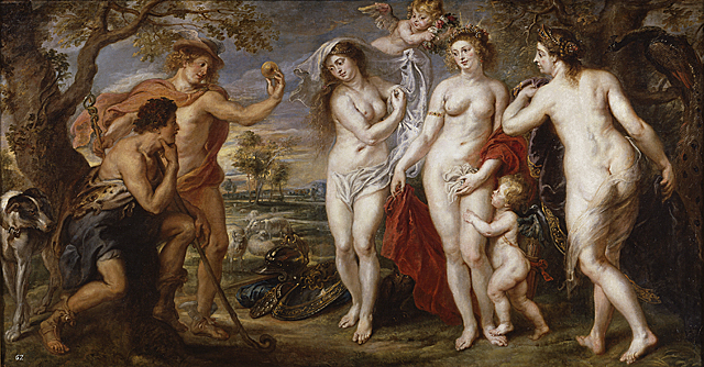 El Juicio de Paris, Rubens