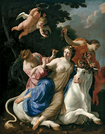 El rapto de Europa, 1640, Simon Vouet