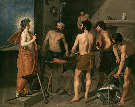 La forja de Vulcano, 1630, Diego Velázquez