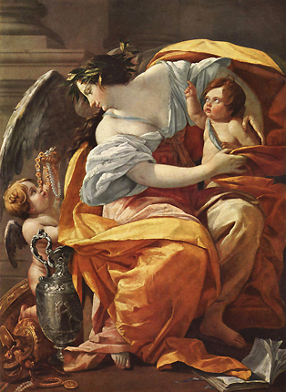 Alegoría de la Riqueza, hacia 1635, Simon Vouet