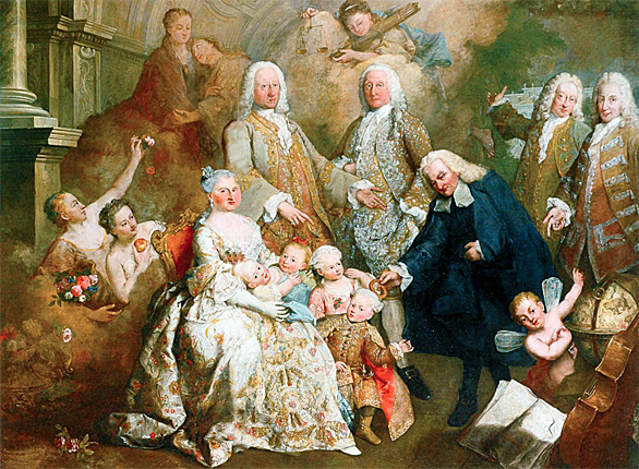 La famille du procurateur Luigi Pisani, vers 1758, Alessandro Longhi