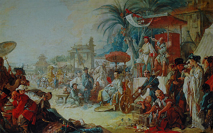 La Foire chinoise, 1742, François Boucher