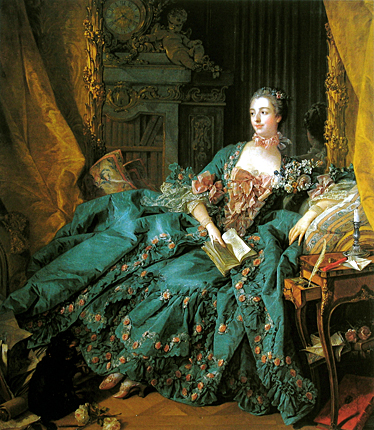 Retrato de la Marquesa de Pompadour, 1756, François Boucher