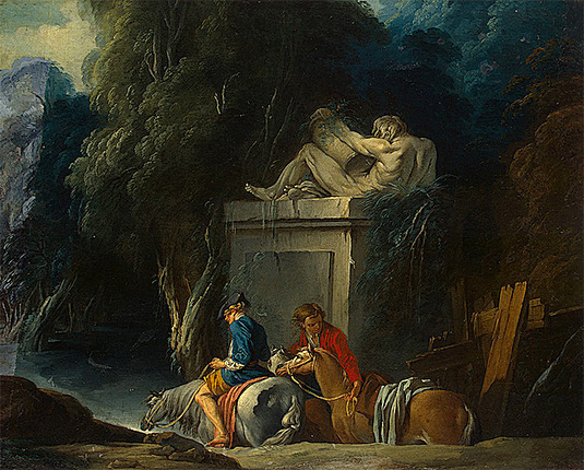 Vadeando, 1730, François Boucher