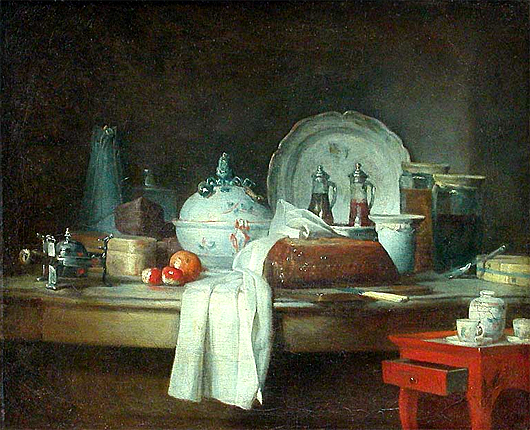 La mesa de la cocina, 1763, Jean Siméon Chardin