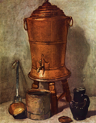 La Fontaine de cuivre, vers 1733, Jean Siméon Chardin