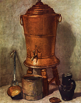 La fuente de cobre, 1733, Jean Siméon Chardin