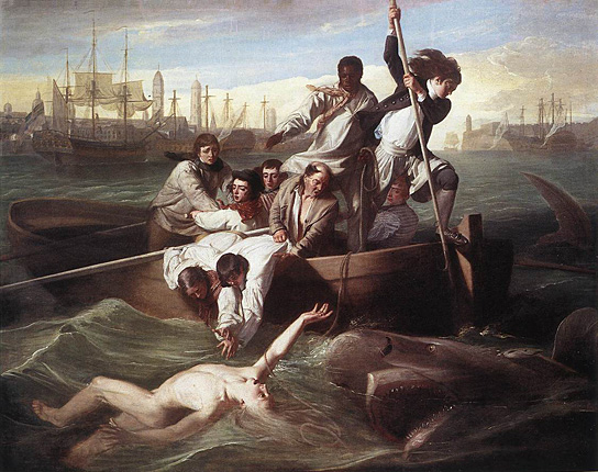 Brook Watson et le requin, 1778, John Singleton Copley