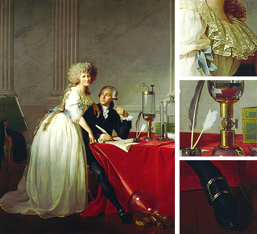 Antoine Lavoisier et Marie-Anne Lavoisier, 1788, Jaques Louis David