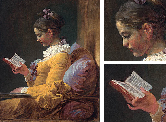 La lectora, hacia 1776, Jean Honoré Fragonard