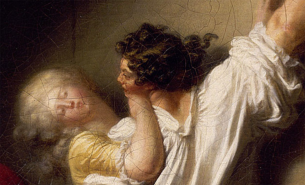 El cerrojo, hacia 1777, Jean Honoré Fragonard