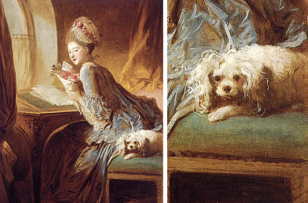 La carta de amor, hacia 1770, Fragonard