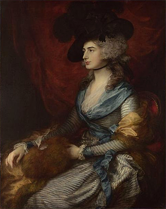 Portrait de Sarah Siddons, 1785, Thomas Gainsborough