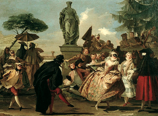 Le menuet, 1756, Giandomenico Tiepolo, Barcelone, MNAC