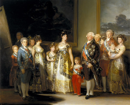 La familia de Carlos IV, 1800, Francisco de Goya