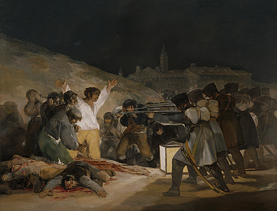Les Fusillades du 3 mai 1808, Francisco de Goya, Madrid, Museo del Prado