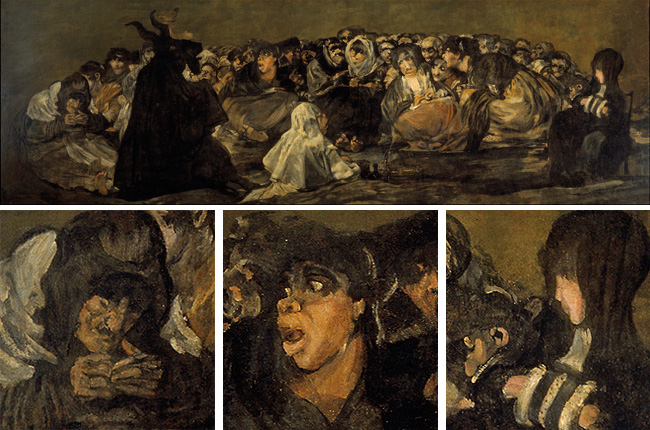 Le sabbat des sorcières, 1820-1823, Francisco de Goya