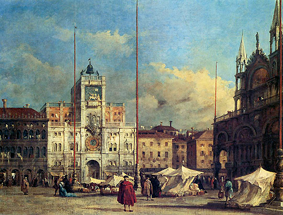 Place Saint-Marc, vers 1770, Francesco Guardi