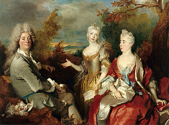 Retrato de familia, hacia 1730, Nicolás de Largillière