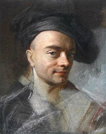 Autoportrait à la toque d'atelier, 1742, Maurice Quentin de Latour