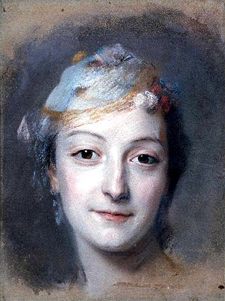 Retrato de Marie Fel, esposa del artista, Maurice Quentin de Latour