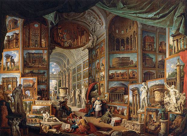 Galerie de vues de la Rome antique, 1758, Giovanni Paolo Pannini