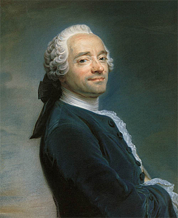 Autorretrato con chorrera de encaje, 1751, Maurice Quentin de Latour