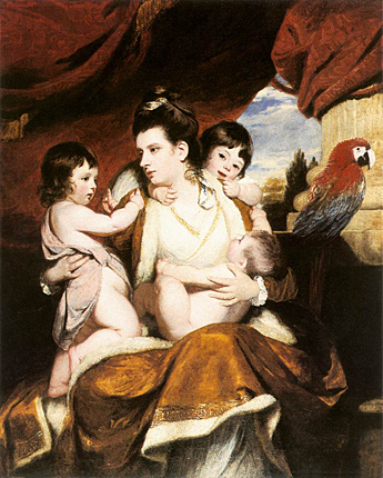 Lady Cockburn y sus tres hijos mayores, 1773, Joshua Reynolds
