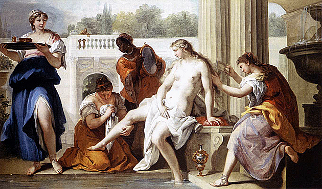 Betsabé en el baño, 1720, Sebastiano Ricci