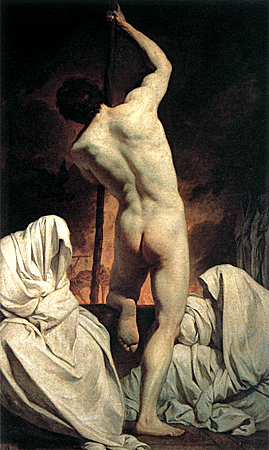 Caron passant les ombres, vers 1735, Pierre Subleyras, Paris, musée du Louvre