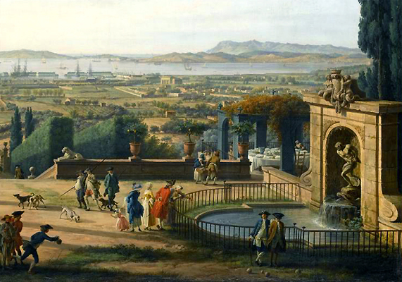 La ciudad y el puerto de Toulon, 1756, Joseph Vernet