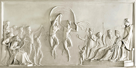 Los hijos de Alcinoo danzando, 1790-1792, Antonio Canova