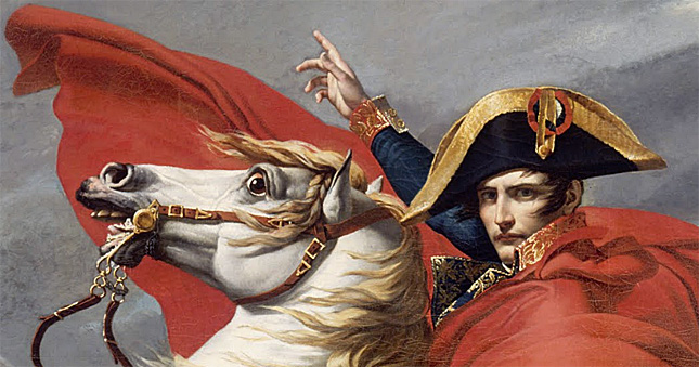 Napoleón cruzando el puerto de San Bernardo, 1800, Jacques Louis David