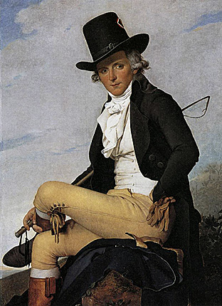 Retrato de Pierre Sériziat, 1795, Jacques Louis David