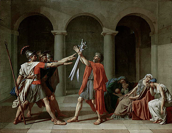 El juramento de los Horacios, 1784-1785, David