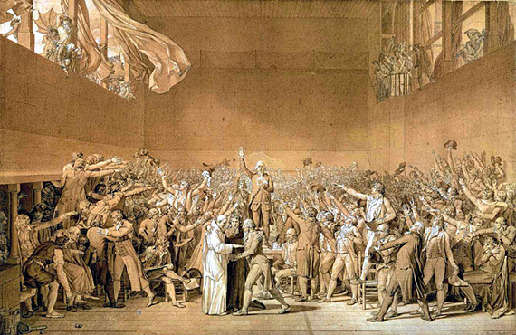 Juramento del Juego de la Pelota, Jacques Louis David