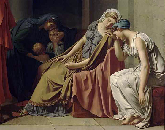 Serment des Horaces, 1784-1785, Jacques Louis David