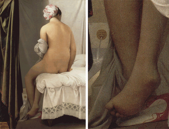 La bañista de Valpinçon, 1808, Ingres