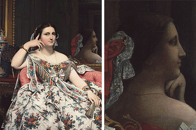 Portrait de Madame Moitessier, 1856, Ingres, Londres, National Gallery