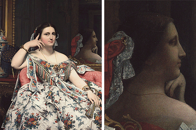 Madame Moitessier, 1856, Ingres