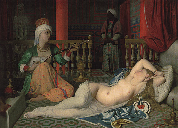 Odalisca con esclava, 1839-1840, Ingres