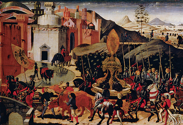 Triunfo de Furio Camilo, 1470, Biagio d'Antonio