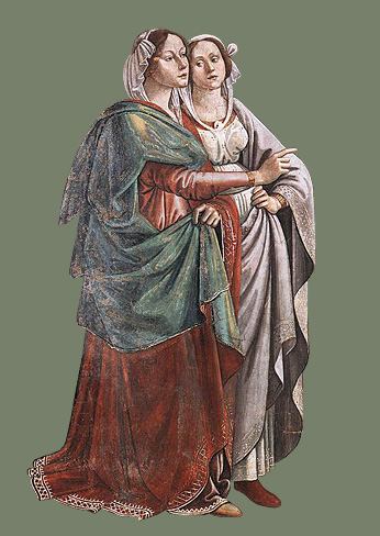 Dos damas florentinas, Domenico Ghirlandaio