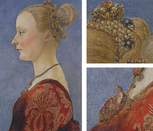 Portrait de femme, vers 1470, Piero del Pollaiolo