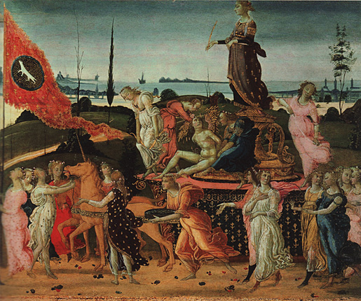 El Triunfo de la Castidad, c.1485, Jacopo del Sellaio