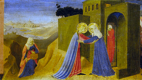 La Visitation, 1430, Fra Angelico