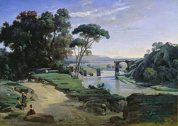 El puente de Narni, Salon 1827, Camille Corot