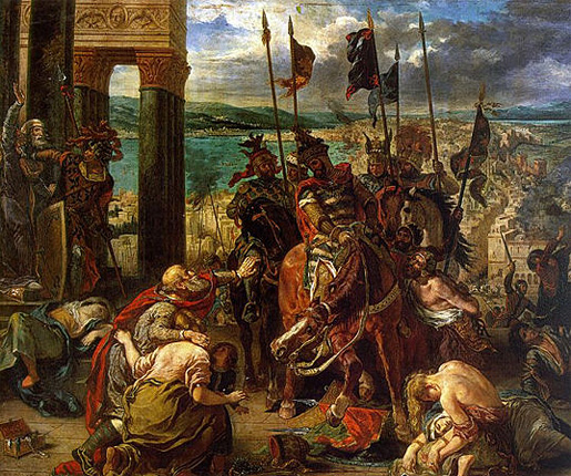 Entrée des Croisés à Constantinople, 1841, Eugène Delacroix